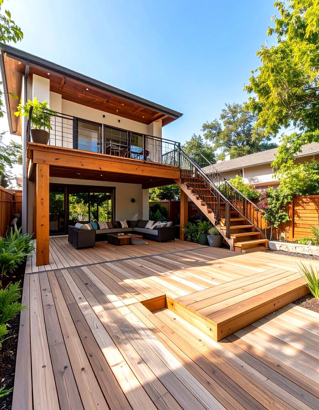 The Multi Level Deck and Patio - 30 covered patio backyard patio ideas