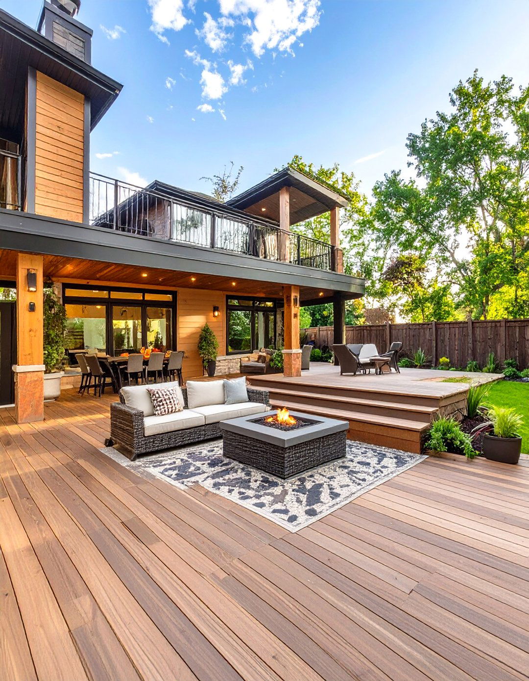 The Multi Level Entertainers Deck - 30 deck and patio ideas