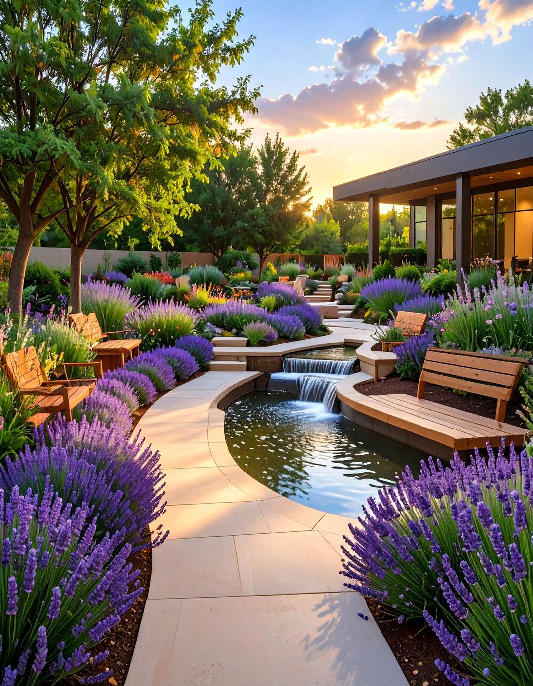The Multi Sensory Healing Garden - 30 commercial landscape design ideas
