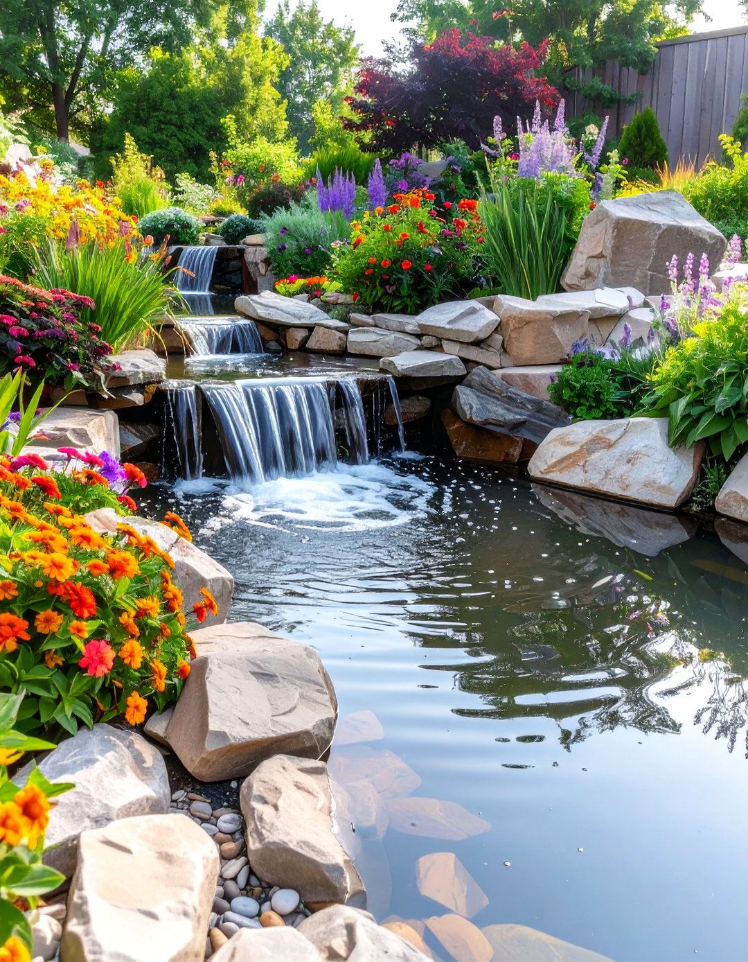 The Multi Sensory Pond Garden - 30 backyard pond ideas