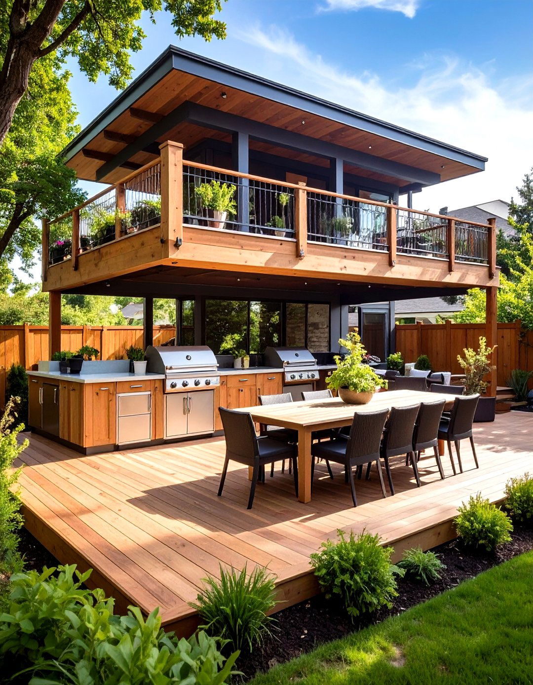 The Multi Tiered Kitchen Garden - 30 down sloped backyard ideas
