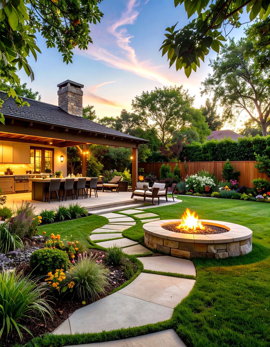 The Multi Zone Entertainment Hub - 30 large backyard ideas