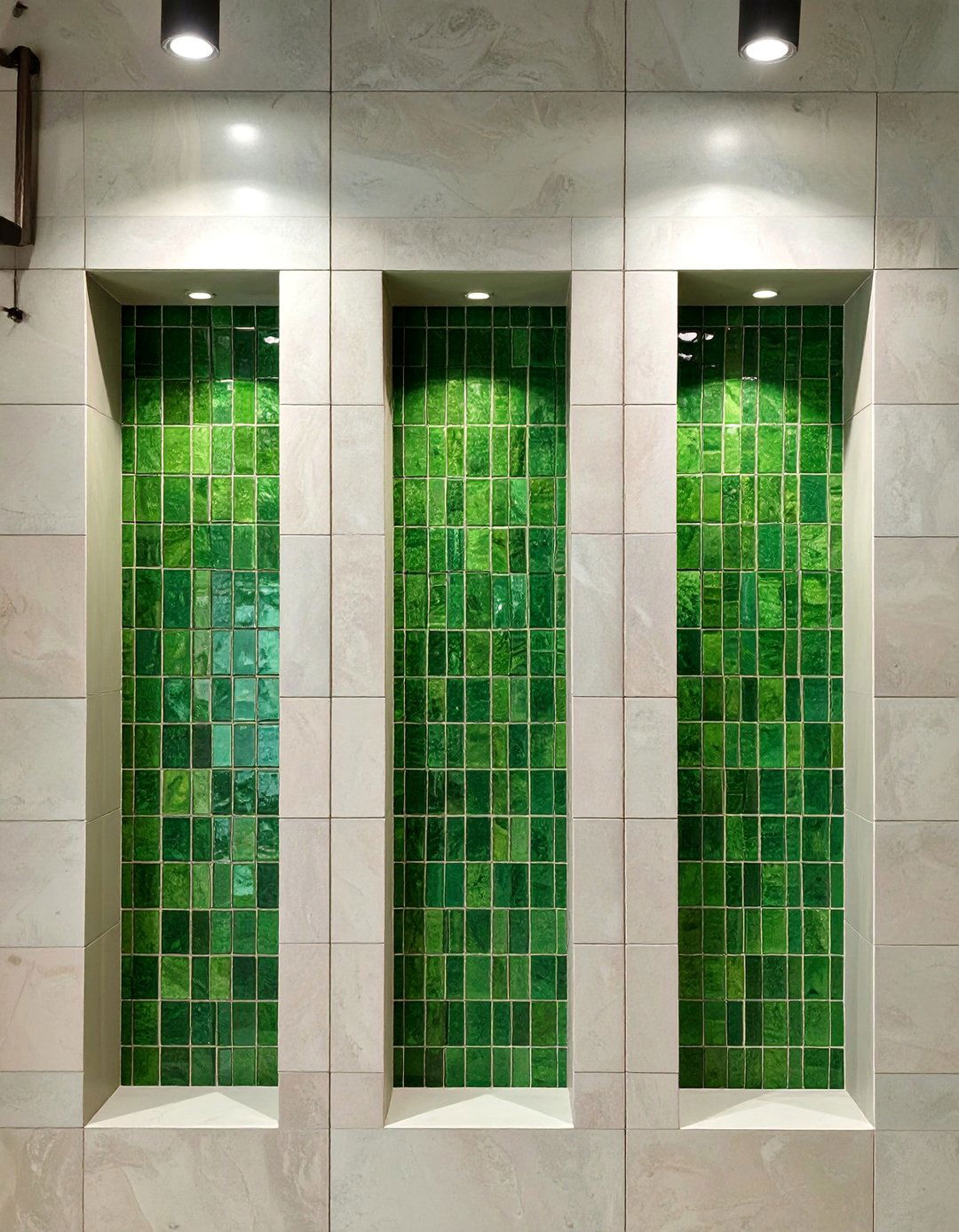 The Multiple Small Bathroom Niches Design - 30 bathroom niche ideas