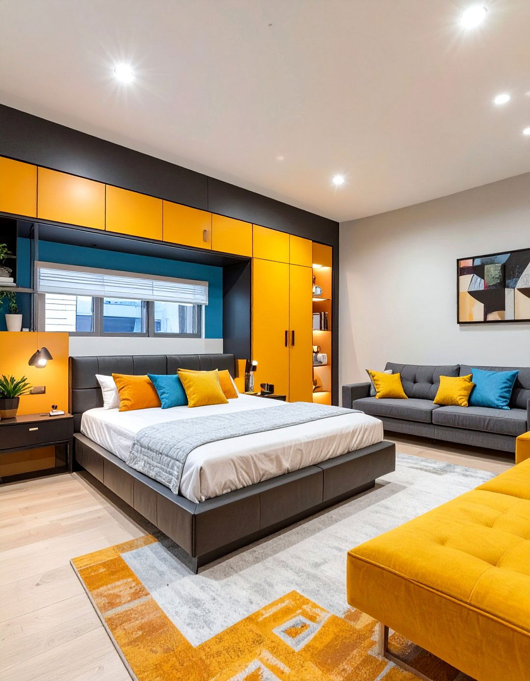 The Murphy Bed Studio Basement - 30 basement apartment ideas
