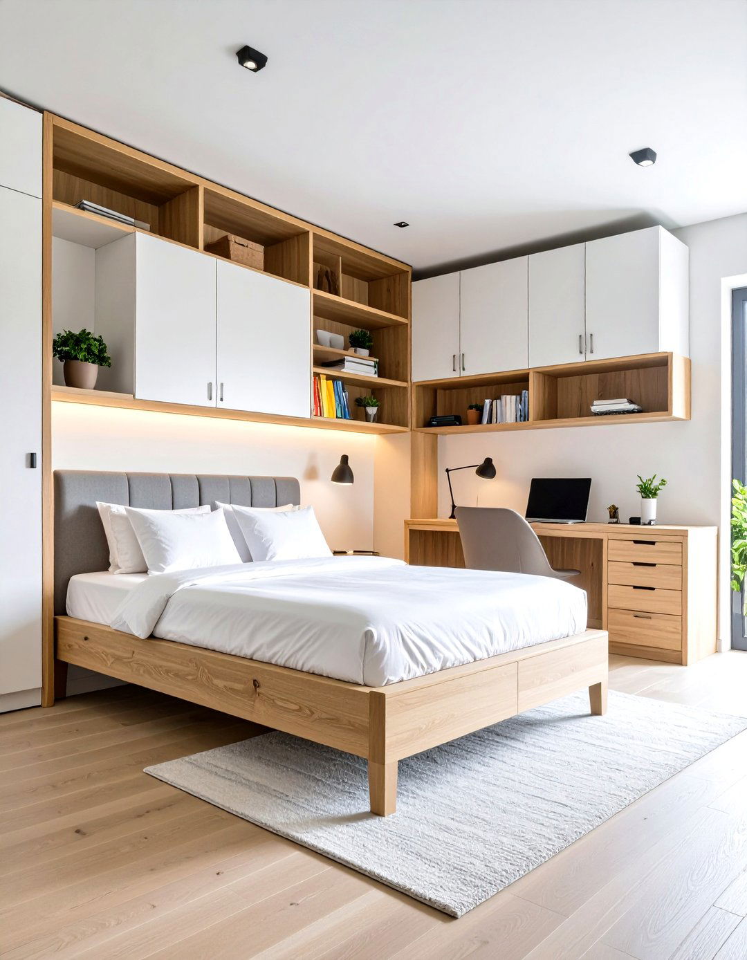 The Murphy Bed and Office Combination - 30 home office storage ideas