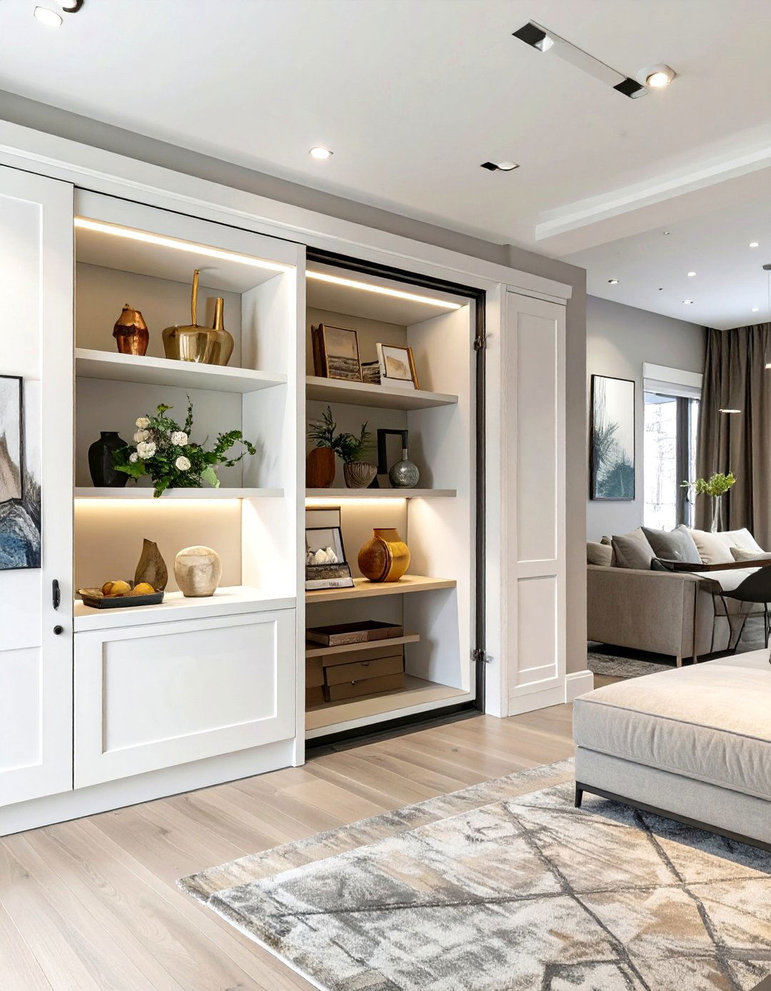 The Murphy Style Disappearing Basement Door - 30 basement door ideas