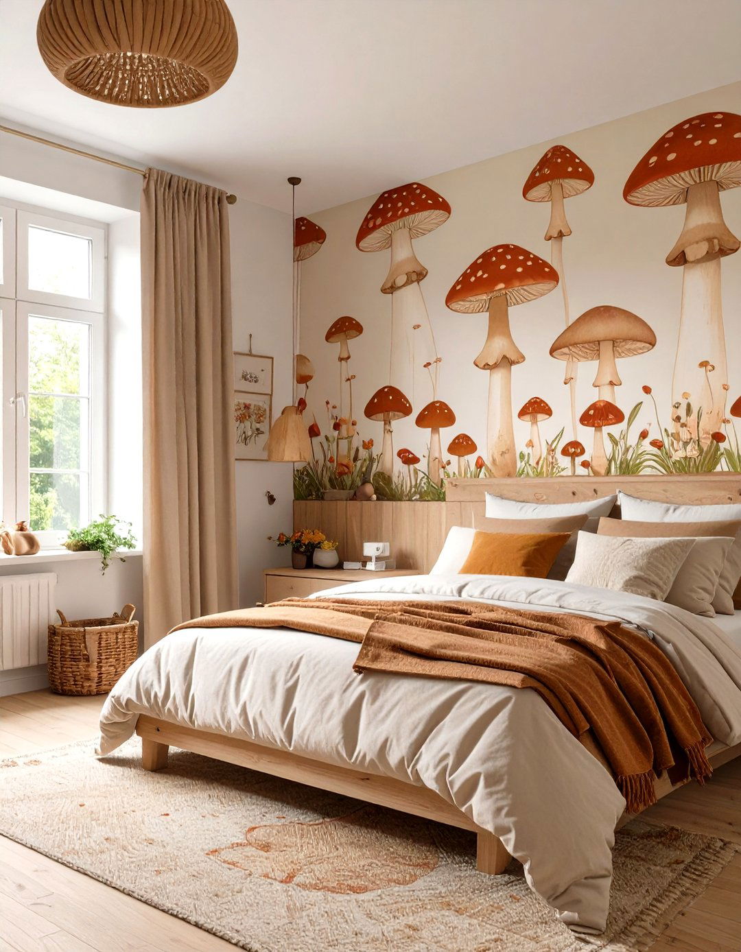 The Mushroom Foragers Bedroom - 30 cottagecore bedroom ideas