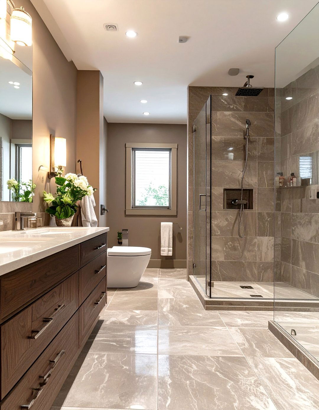 The Mushroom Taupe Spa Bathroom - 30 bathroom color ideas 2025