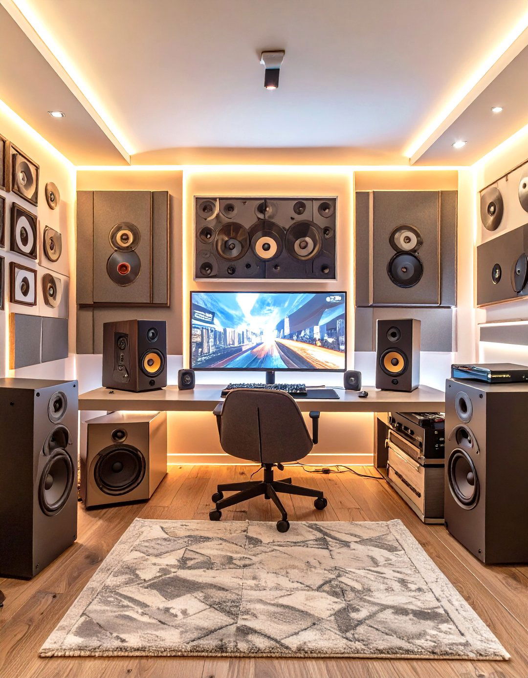 The Music Infused Gaming Space - 30 game room design ideas