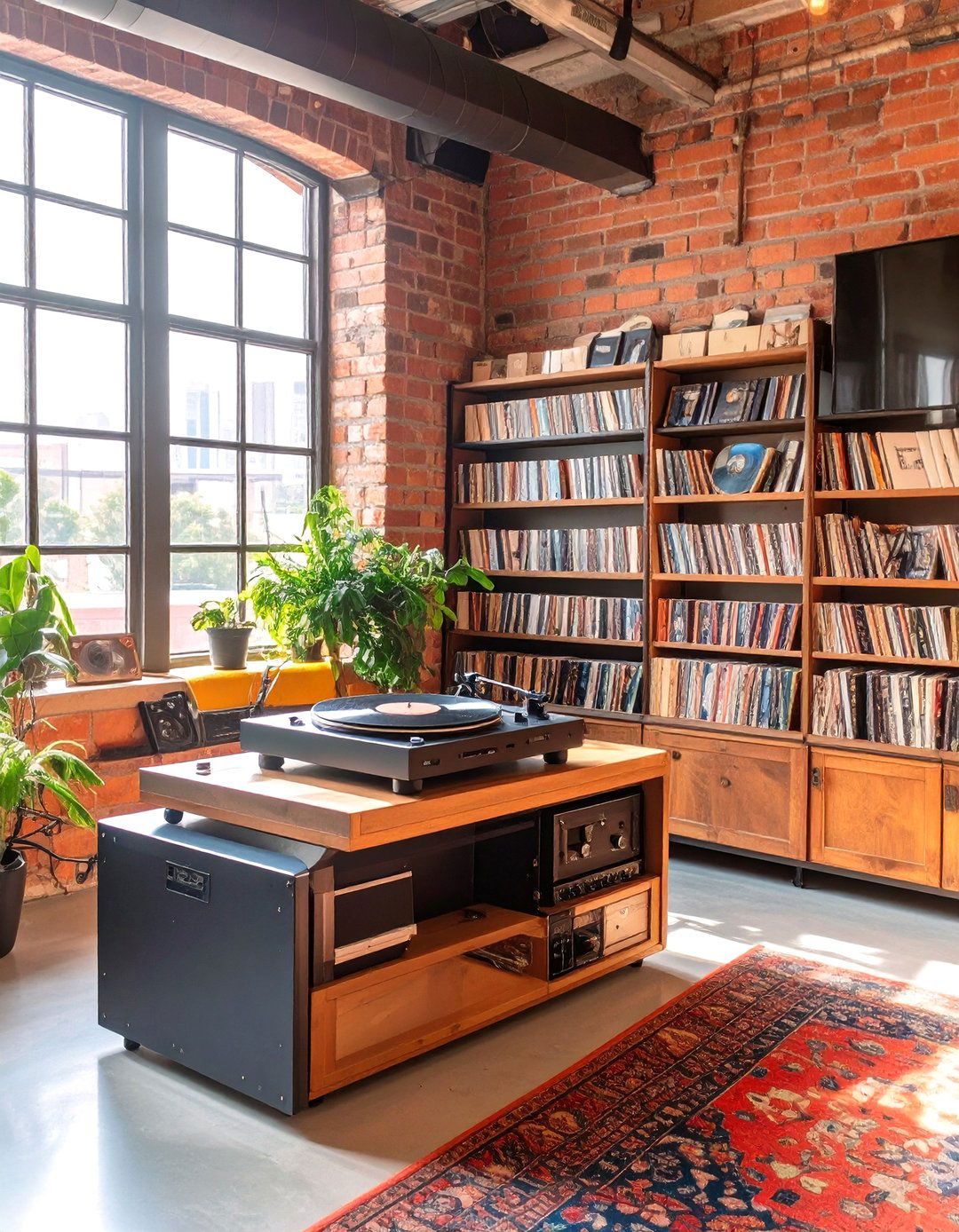 The Music Lovers Industrial Loft - 30 ai industrial loft design ideas
