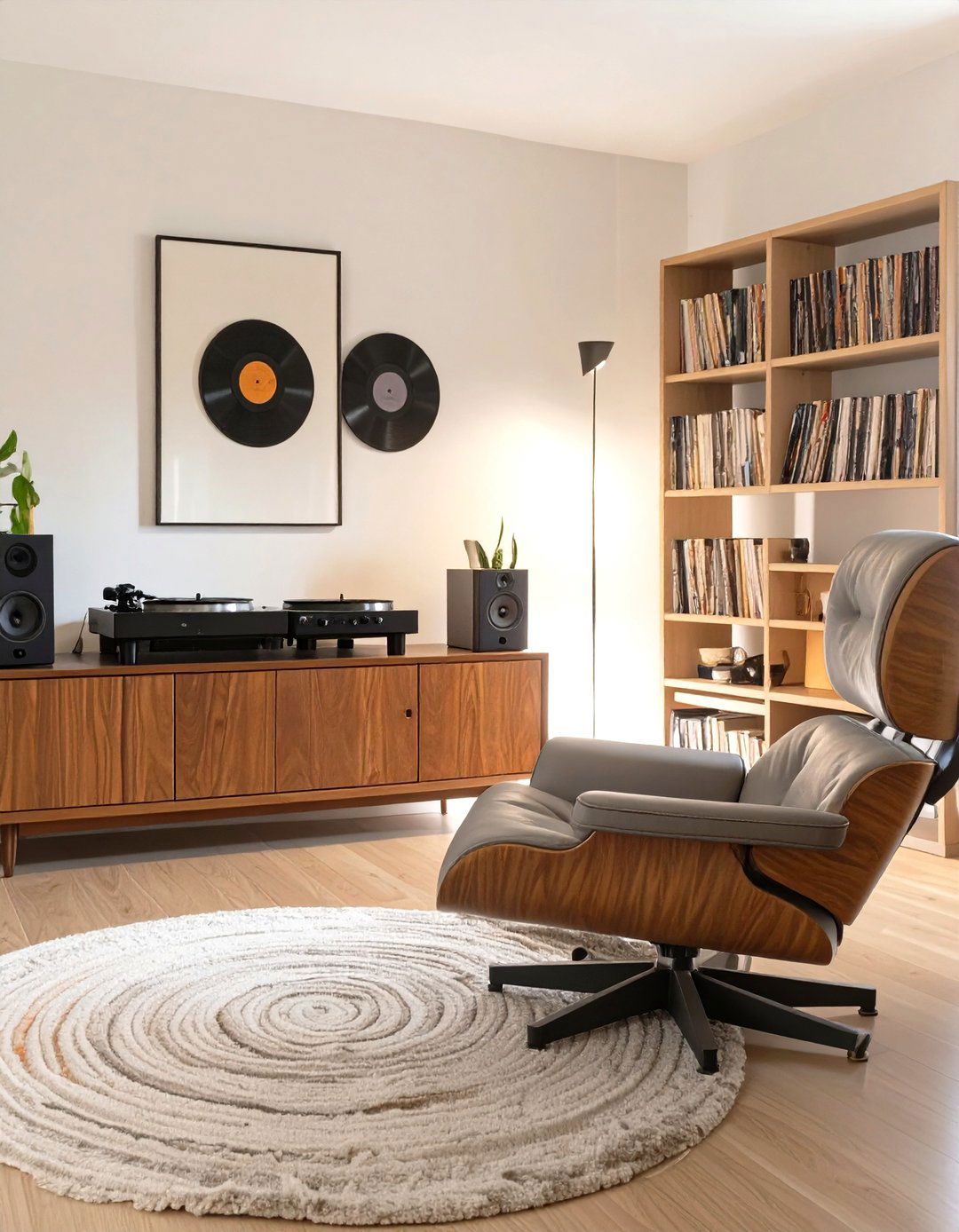 The Music Lovers Living Room Retreat - 30 mid century living room ideas
