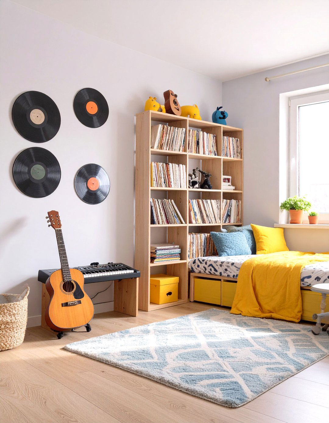 The Music Lovers Studio Room - 30 kids room decor ideas