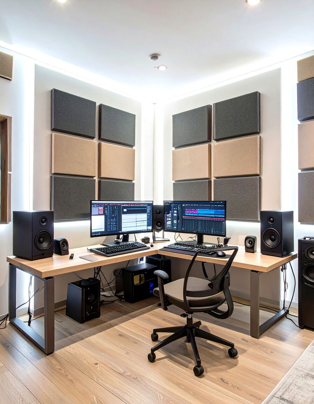 The Music Producers Home Office - 30 masculine home office ideas