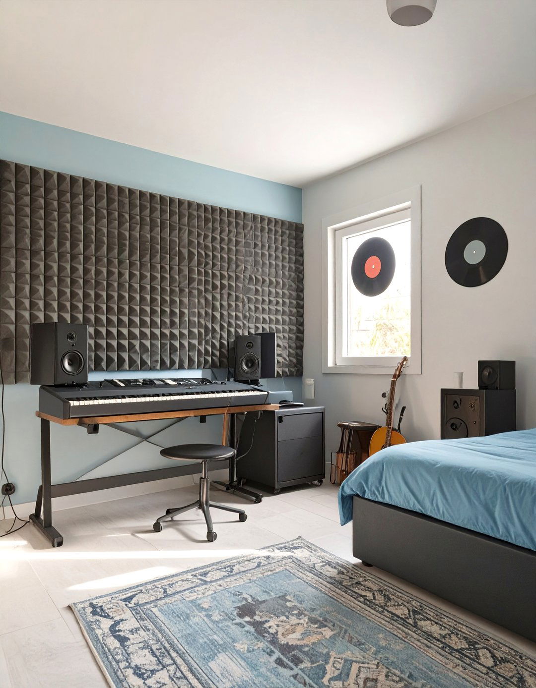 The Music Producers Studio Bedroom - 30 awesome boy bedroom ideas