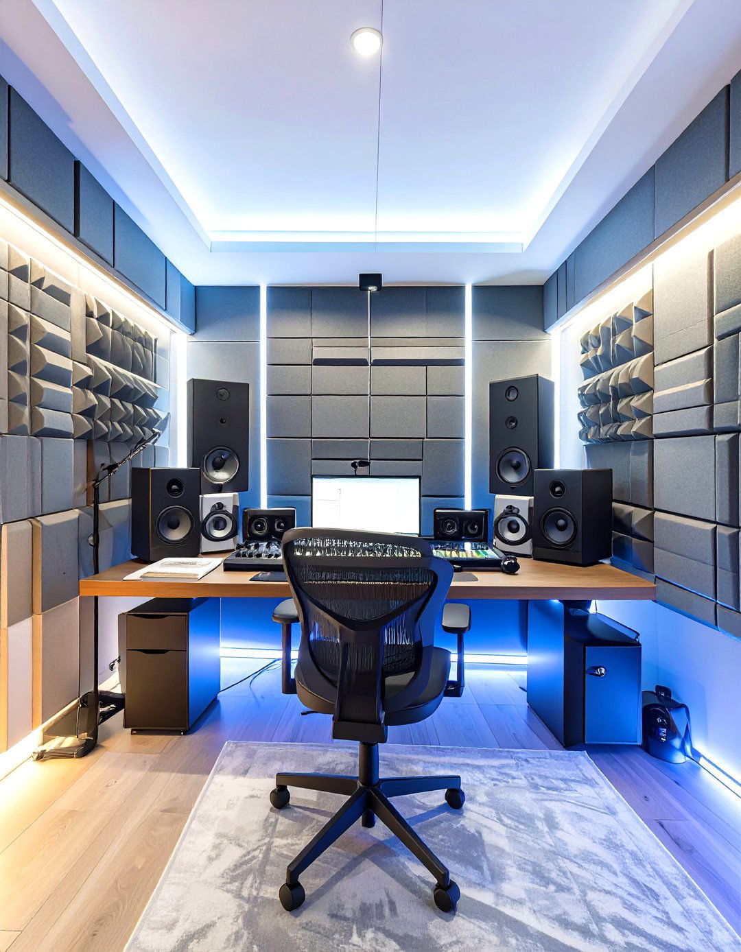 The Music Producers Studio Home Office - 30 mens home office ideas