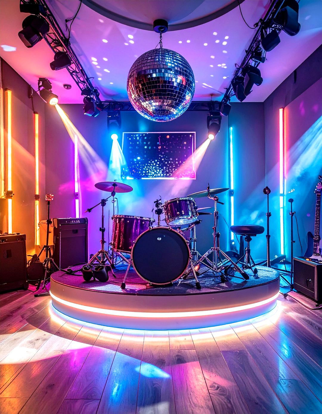 The Music and Rhythm Game Room Stage - 30 game room furniture ideas