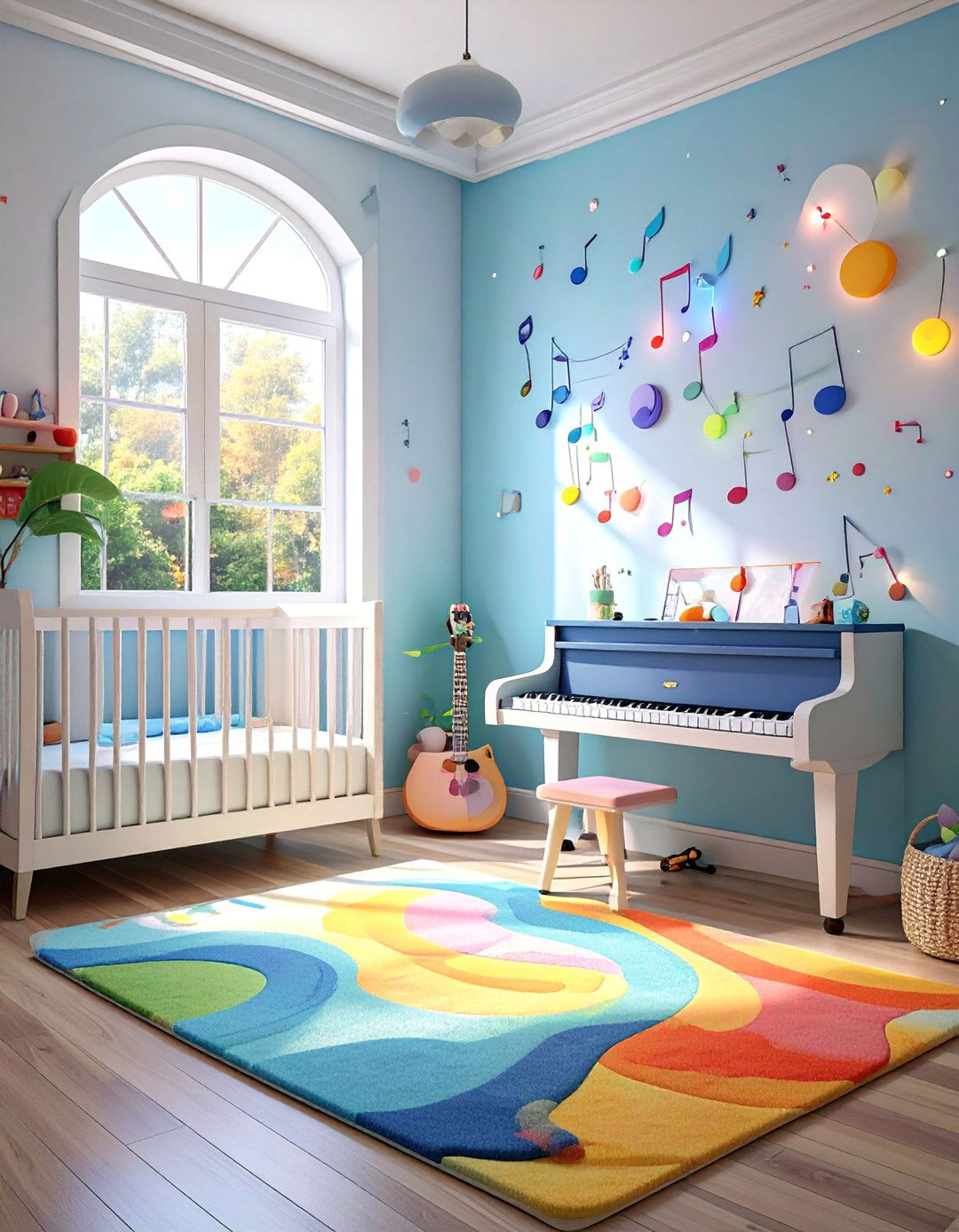 The Musical Genius AI Nursery - 30 ai nursery design ideas