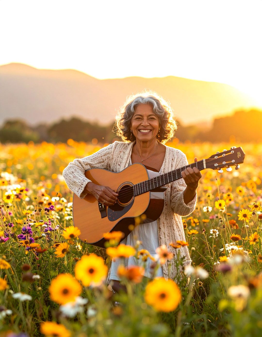 The Musicians Outdoor Stage - 30 girl outdoor senior picture ideas