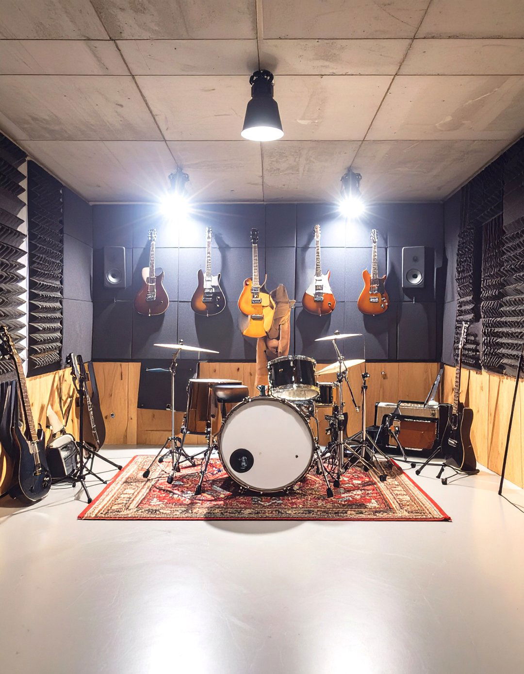 The Musicians Rehearsal Space Garage - 30 garage makeover ideas