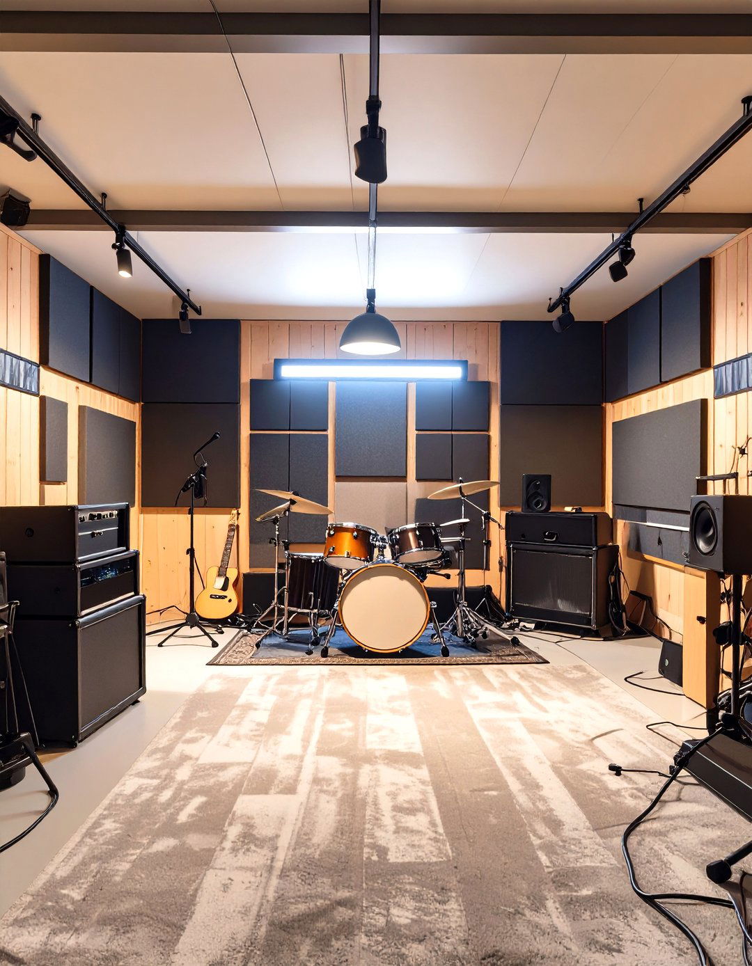 The Musicians Soundproof Jam Room Garage - 30 garage setup ideas