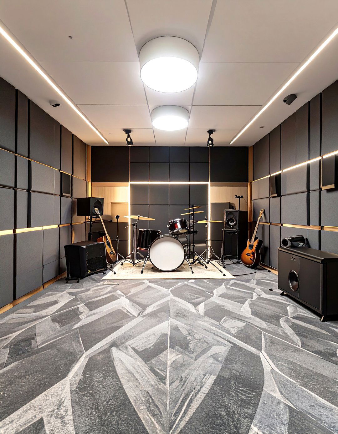 The Musicians Soundproof Rehearsal Space - 30 garage extension ideas