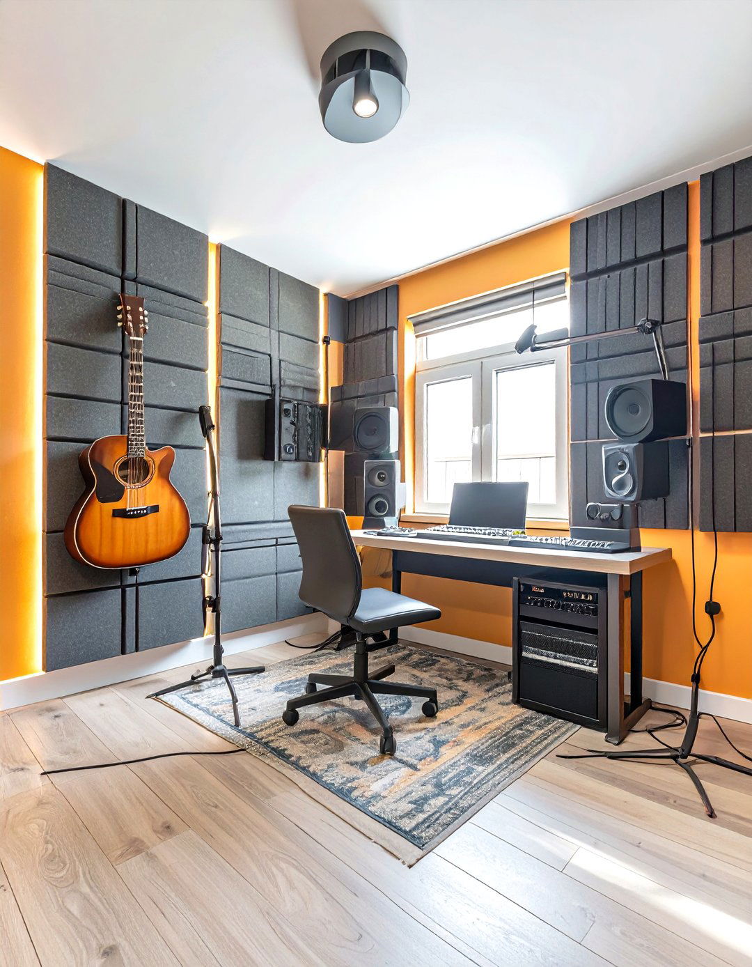 The Musicians Soundproof Studio - 30 low budget small man cave ideas