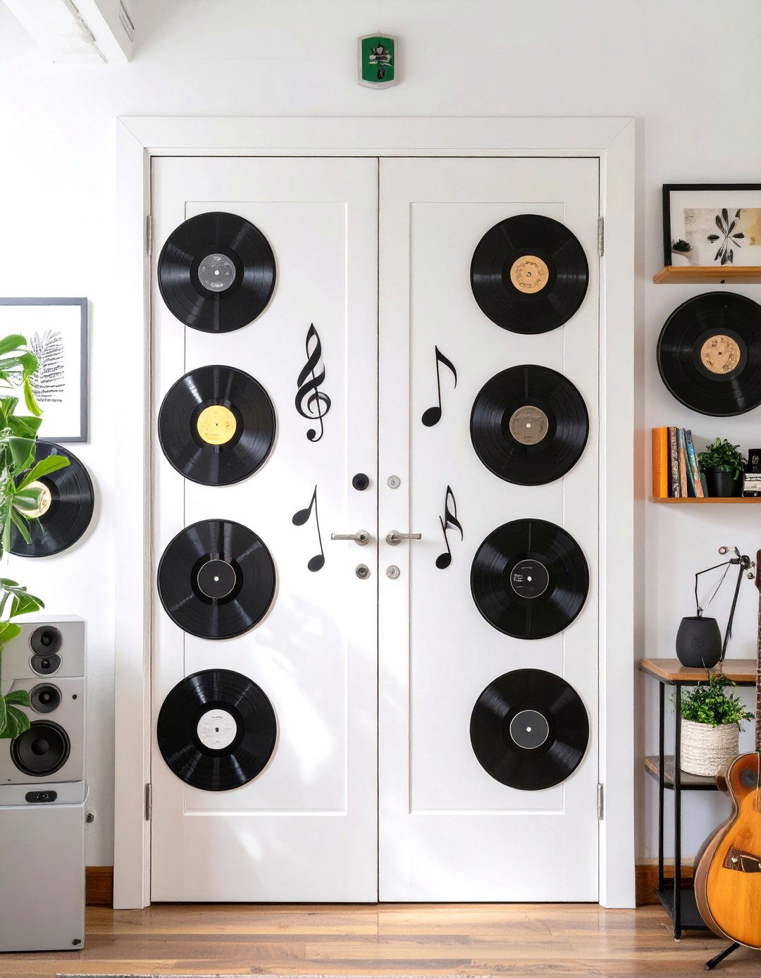The Musicians Studio Door - 30 office door  decorating ideas