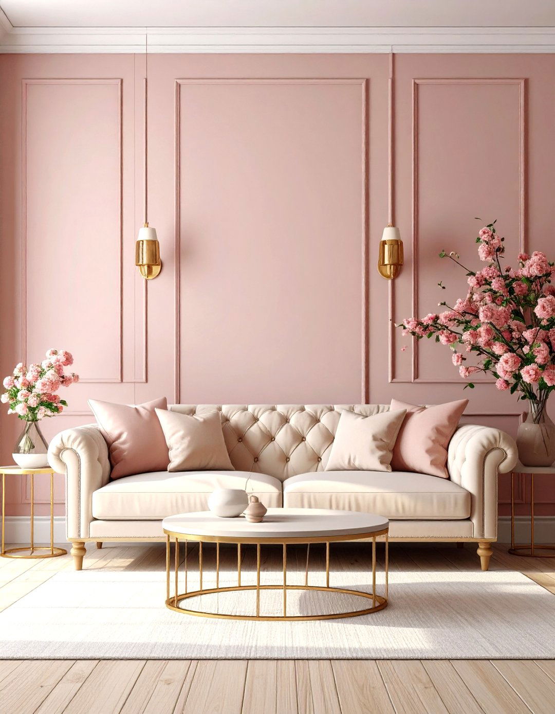 The Muted Pastel Accent Room - 30 light academia interior design ideas