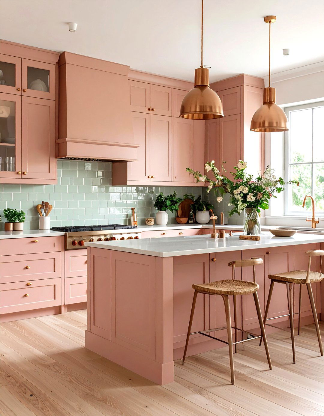 The Muted Pastels Boho Kitchen - 30 earthy boho kitchen ideas