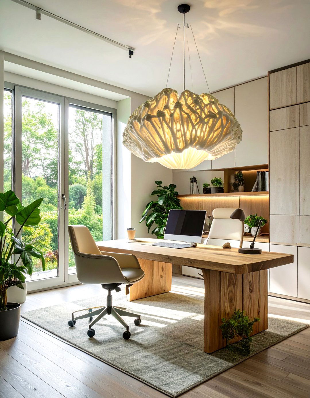 The Mycelium Modern Study - 30 best eco-friendly home decor ideas