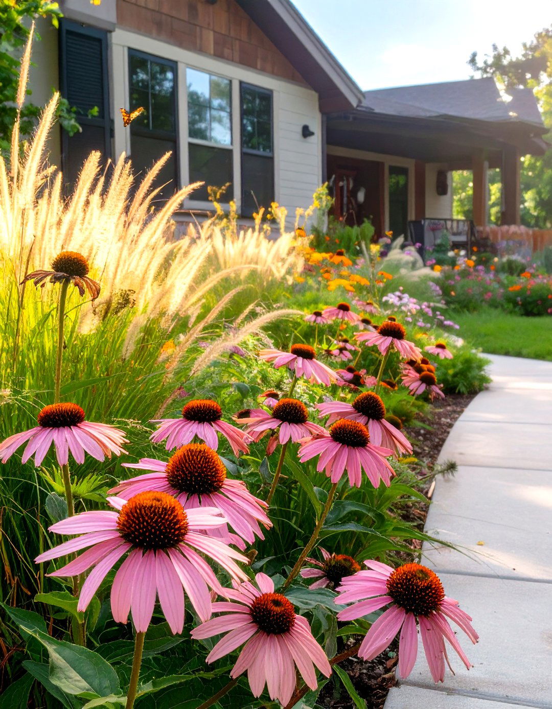 The Native Plant Habitat Garden - 30 curb appeal front yard landscaping ideas on a budget