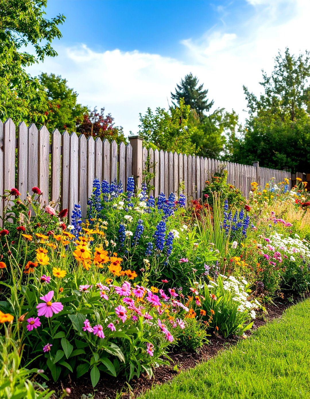 The Native Plant Habitat Garden - 30 fence line landscaping ideas