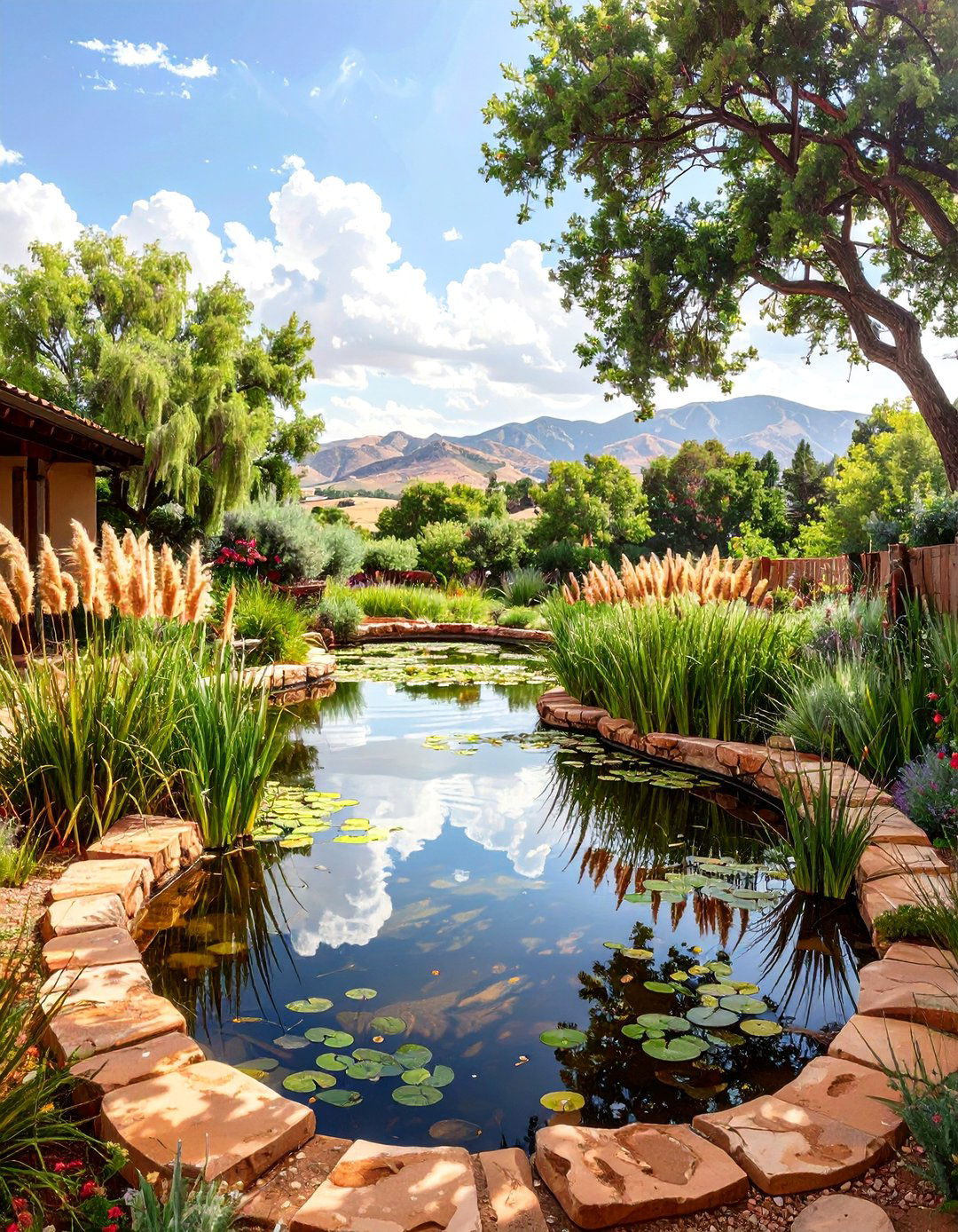 The Natural Clay Lined Pond - 30 backyard pond ideas