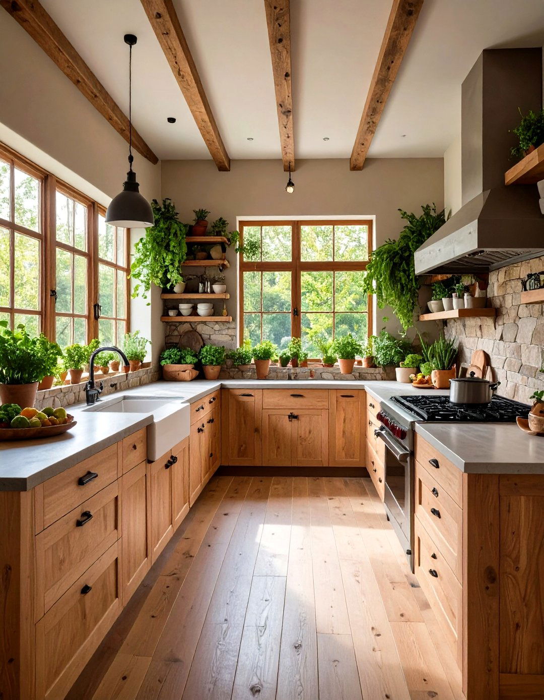 The Natural Elements Kitchen - 30 kitchen renovation ideas