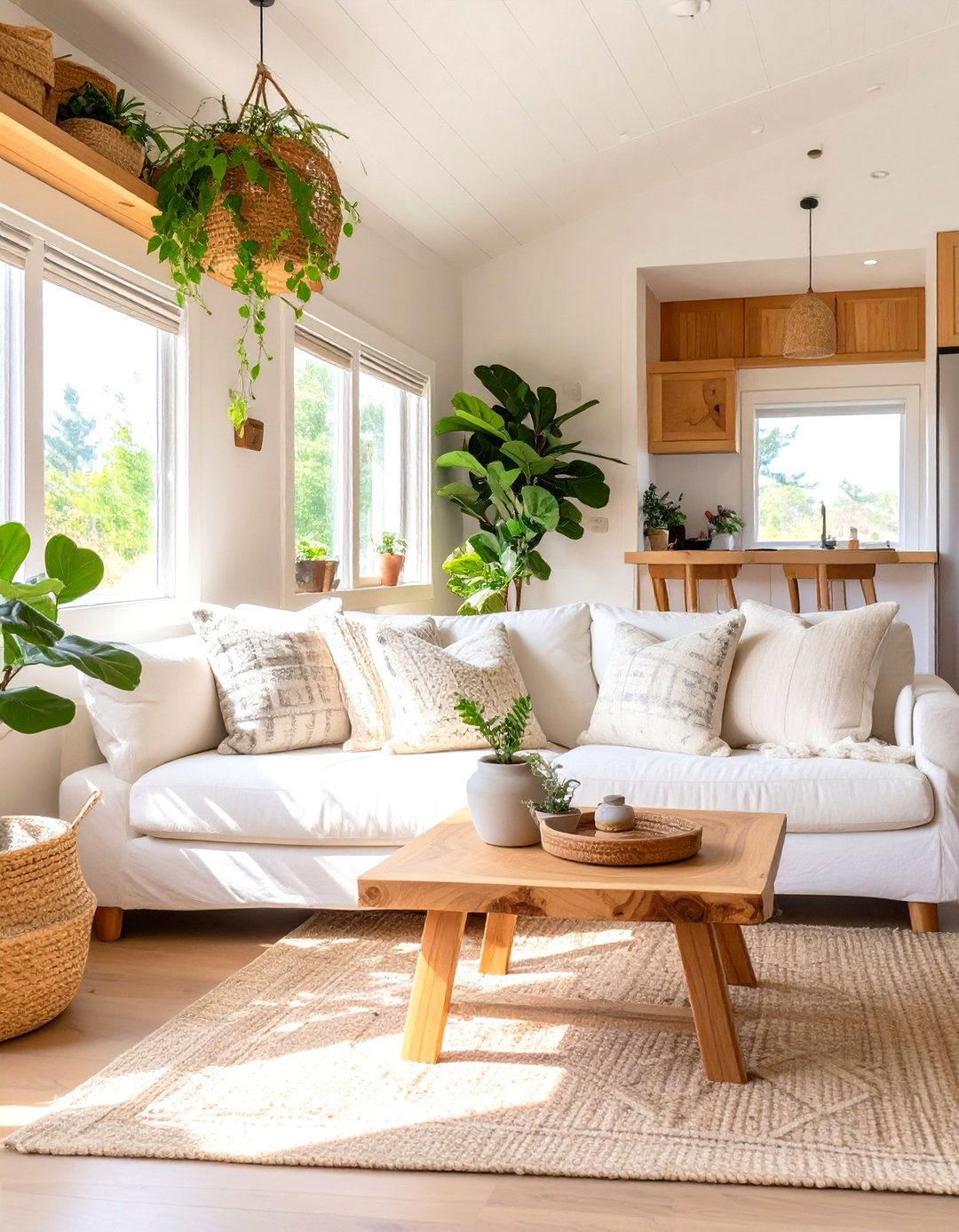 The Natural Elements Living Room - 30 mobile home living room ideas