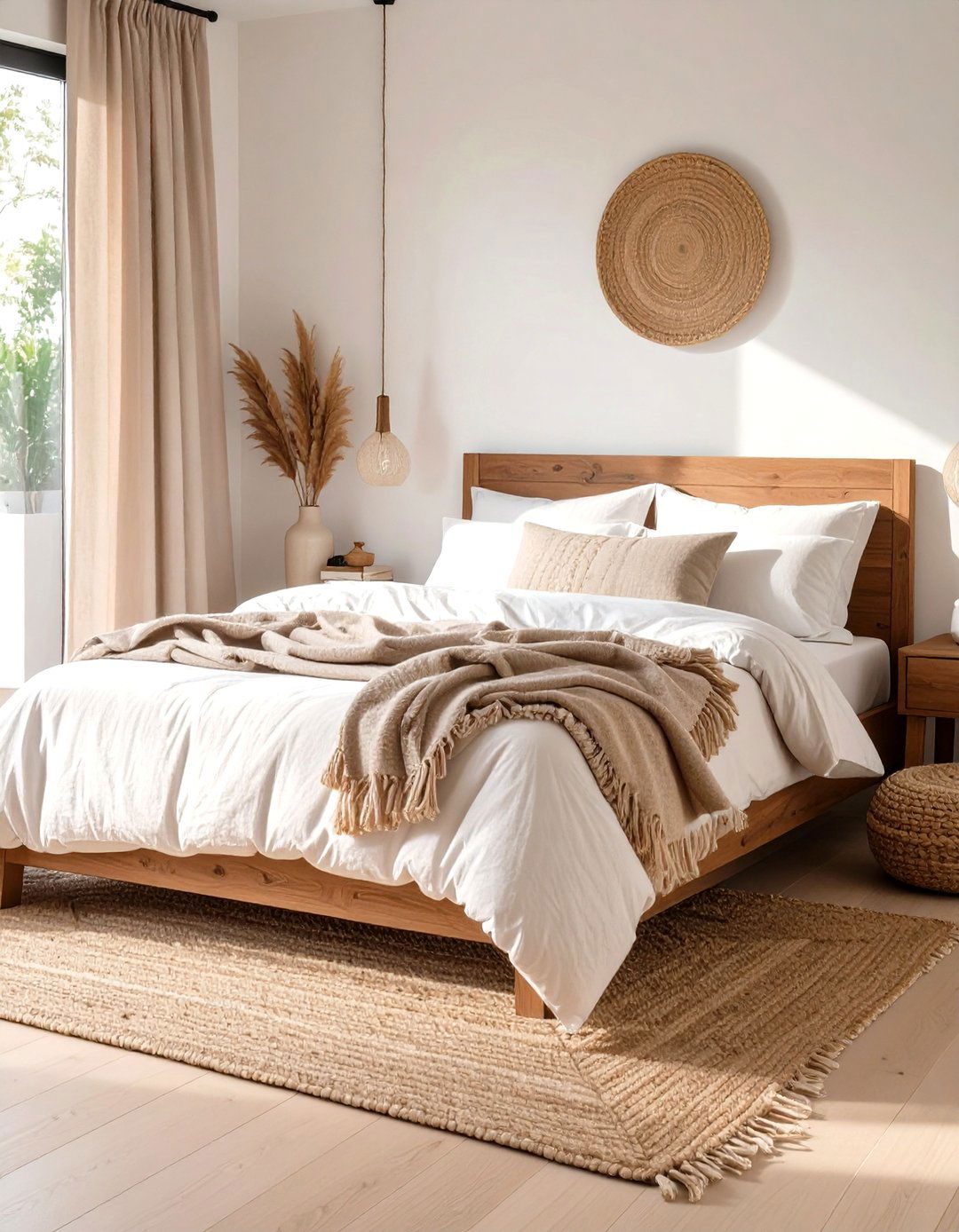 The Natural Fiber Bedroom - 30 cozy bedroom ideas