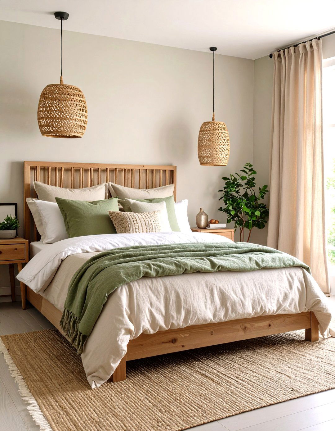 The Natural Linen Layered Bedroom - 30 earthy bedroom ideas