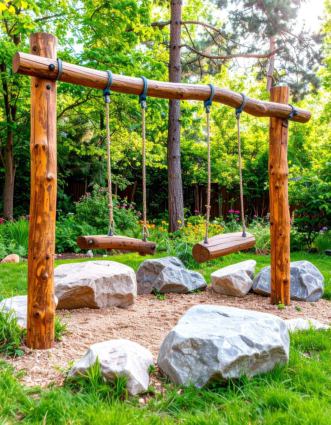 The Natural Obstacle Course - 30 backyard gym ideas