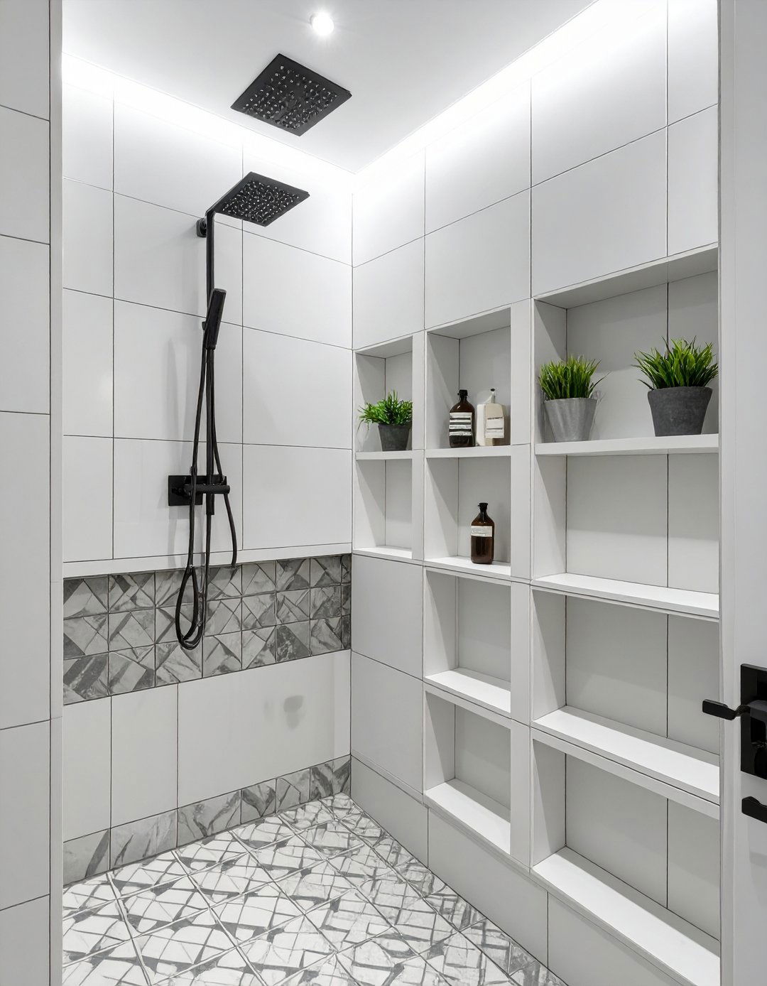 The Natural Stone Sanctuary - 30 modern small bathroom walk in shower ideas