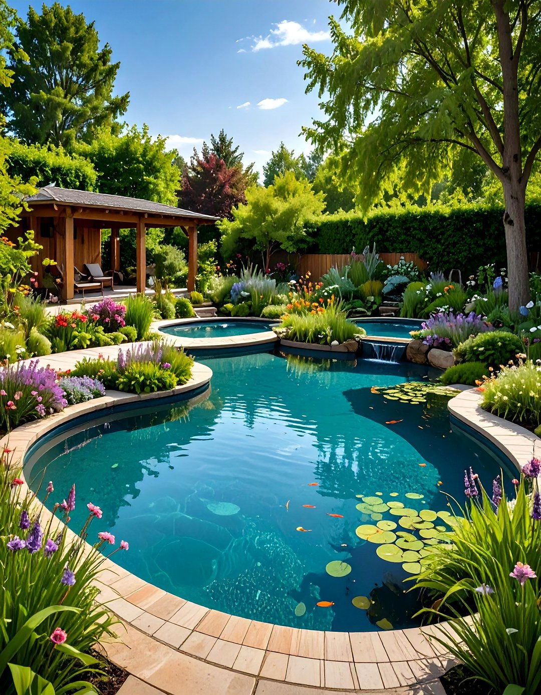 The Natural Swimming Garden Pond - 30 garden pond ideas