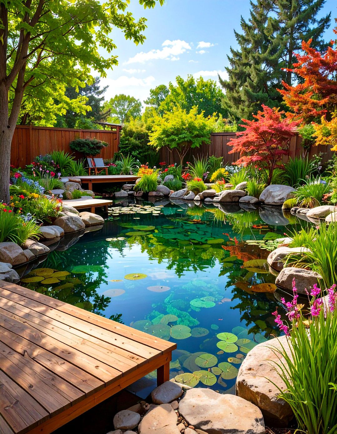 The Natural Swimming Pond - 30 backyard oasis ideas
