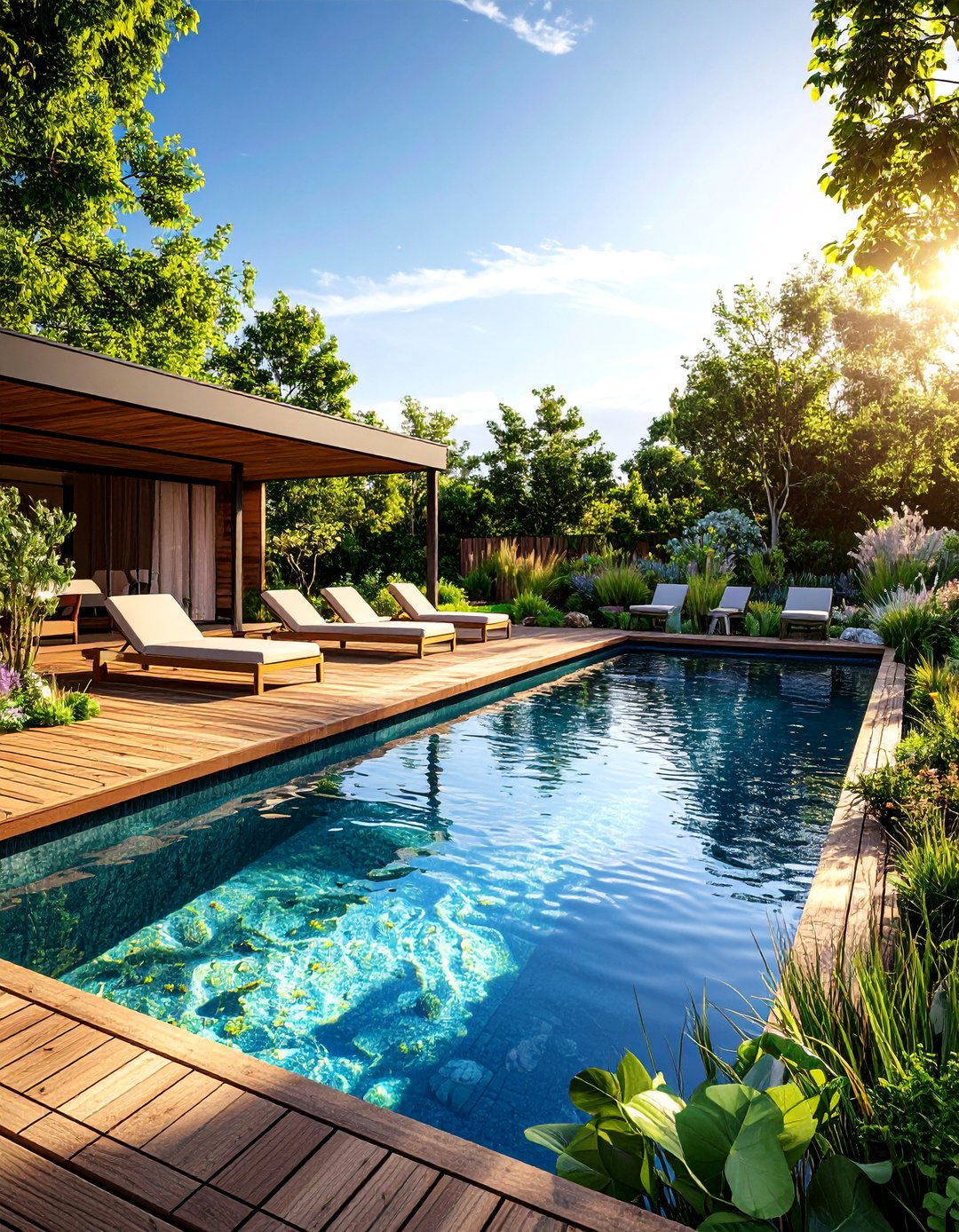 The Natural Swimming Pond Backyard - 30 backyard inspiration