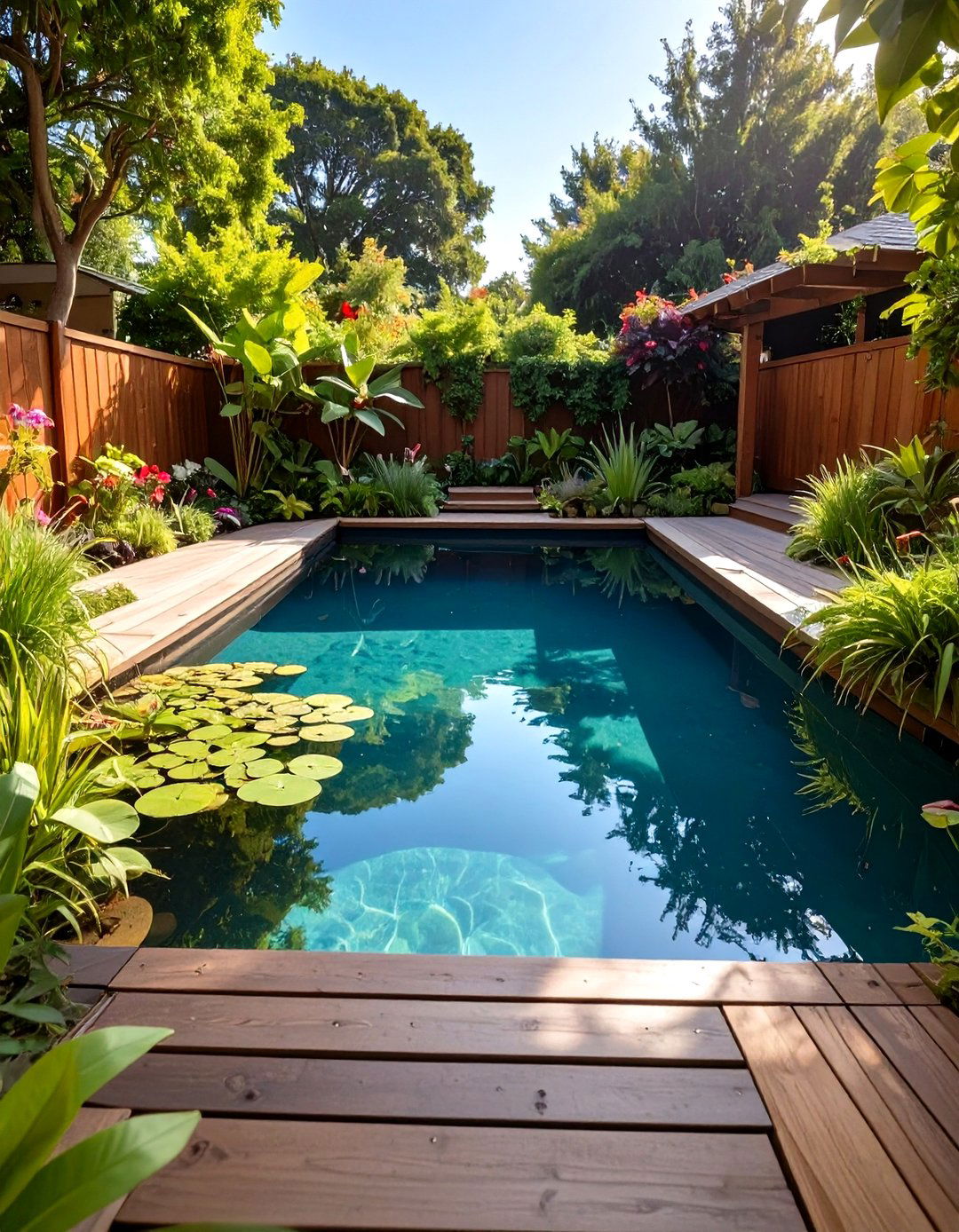 The Natural Swimming Pond Backyard - 30 outdoor backyard ideas