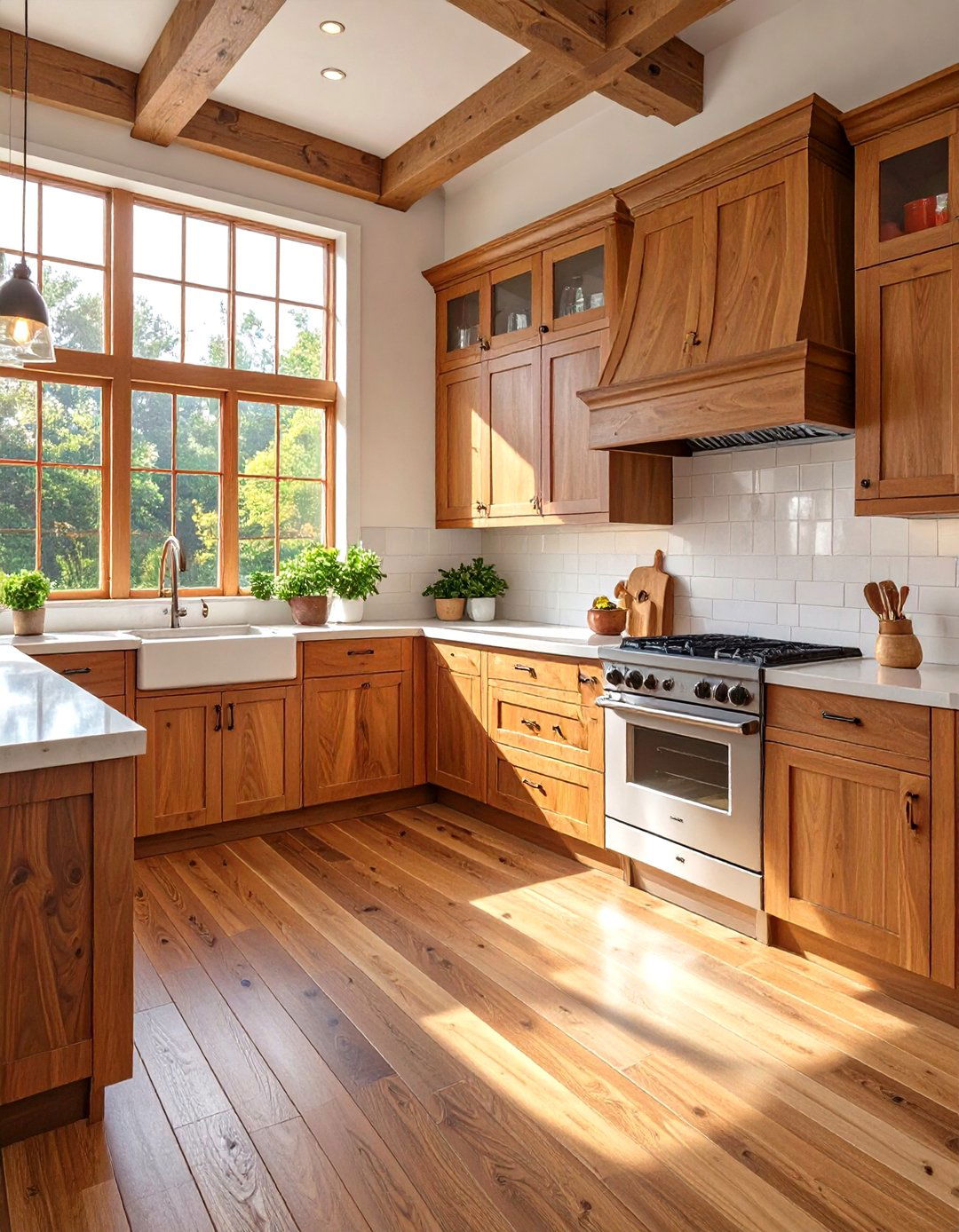 The Natural Wood Centric Kitchen - 30 free online kitchen design ideas