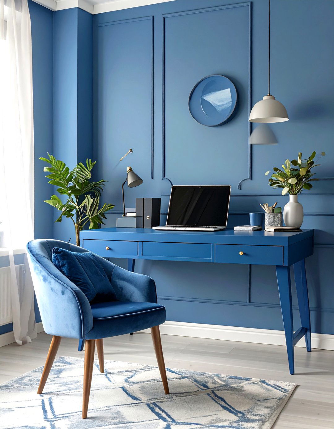 The Natural Wood and White Small Office - 30 modern office design ideas for small spaces