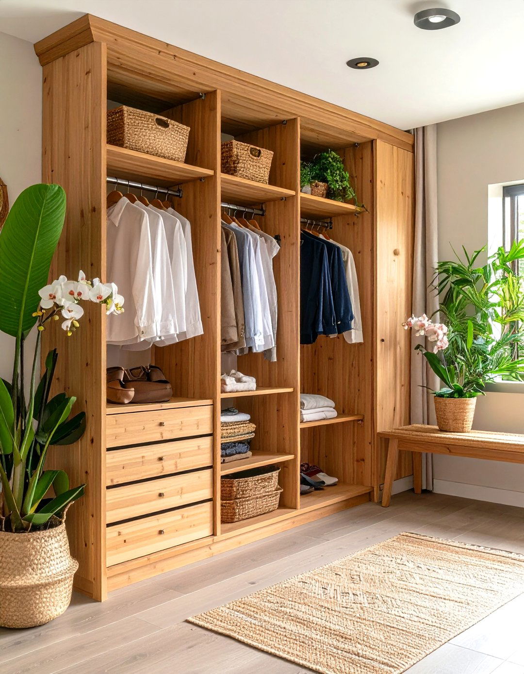 The Natural Zen Entryway Closet - 30 entryway closet ideas