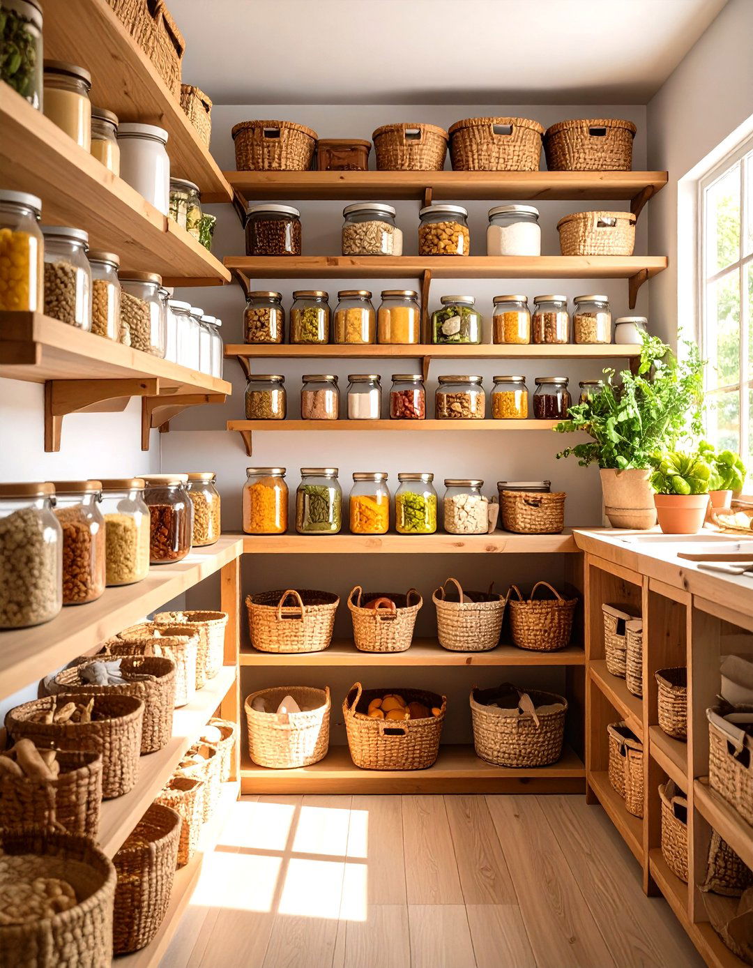 The Natural and Organic Kitchen Pantry - 30 kitchen pantry organization ideas