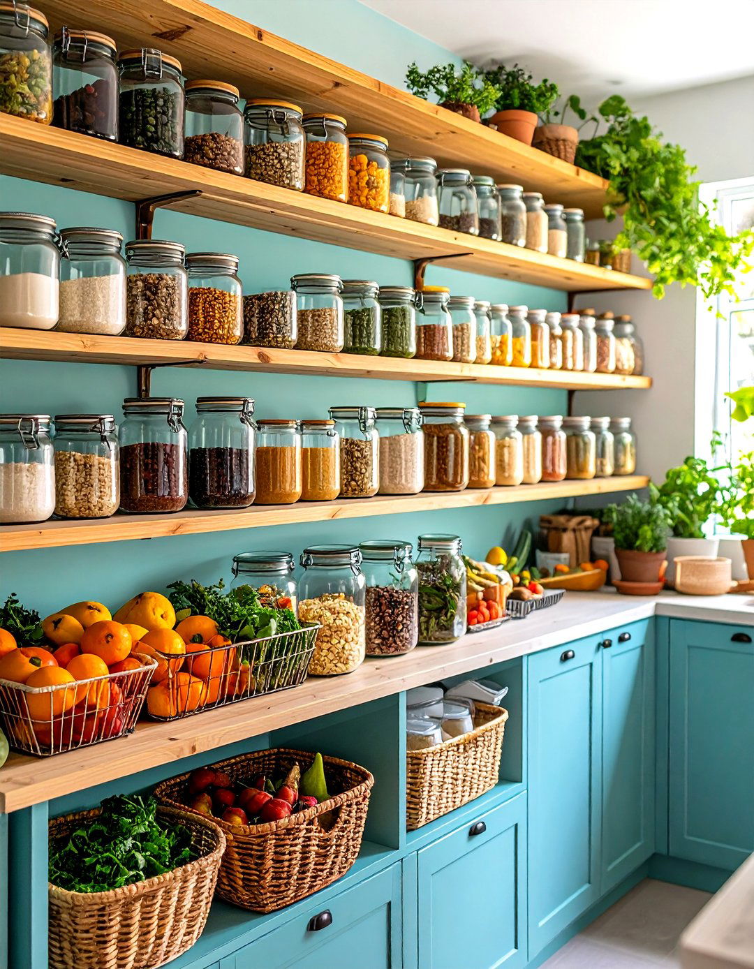 The Natural and Organic Kitchen Pantry - 30 kitchen pantry ideas