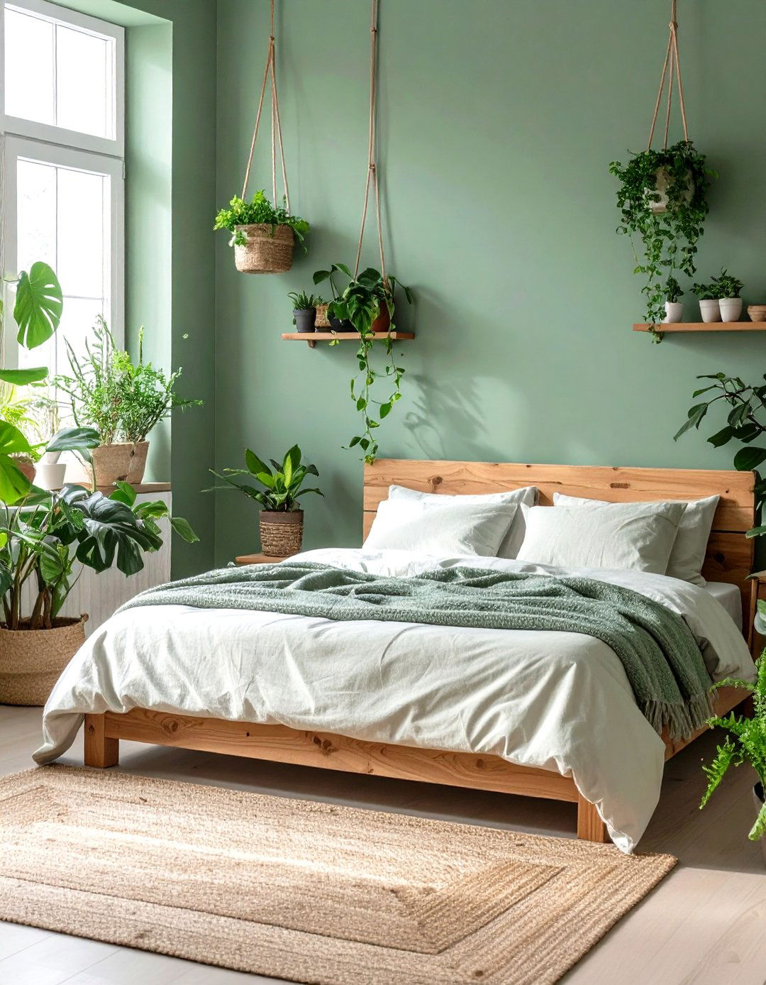 The Naturalist Green Bedroom - 30 mens bedroom ideas on a budget