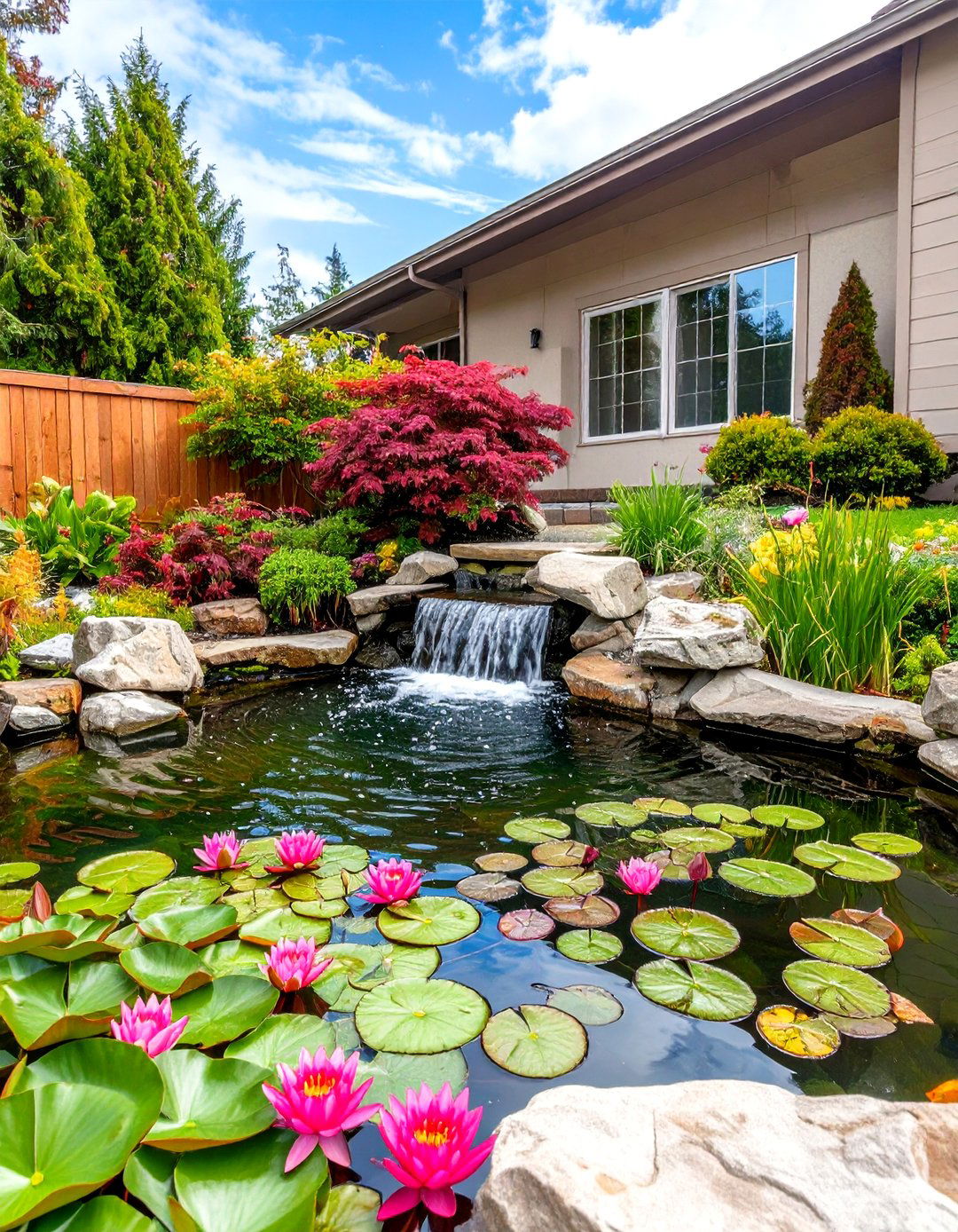 The Naturalistic Pond Ecosystem - 30 backyard makeover ideas